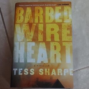 Barbed wire heart book